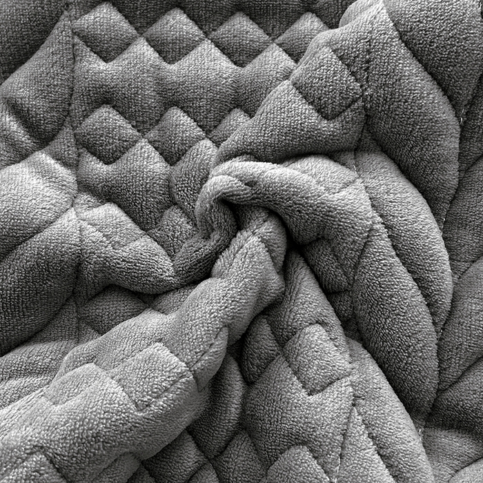 91家纺网 家纺一手货源 找家纺 圣比熊 2025新款A类牛奶绒夹棉花边枕套情侣双人加长枕芯套枕头套-轻奢 花边轻奢款-星辰灰