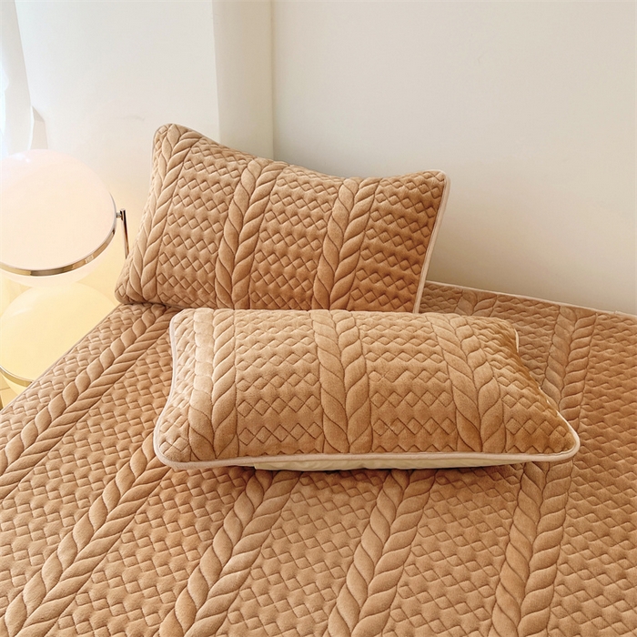 91家纺网 家纺一手货源 找家纺 （总）梦舒羽 2025新款A类牛奶绒夹棉枕套单人宿舍枕芯套枕头套一对-轻奢