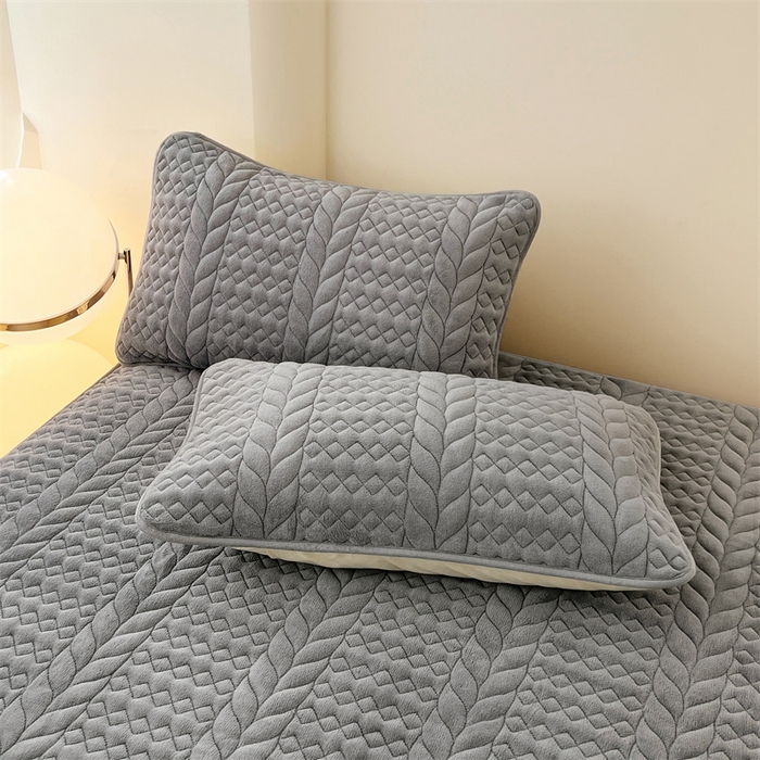 91家纺网 家纺一手货源 找家纺 （总）梦舒羽 2025新款A类牛奶绒夹棉枕套单人宿舍枕芯套枕头套一对-轻奢