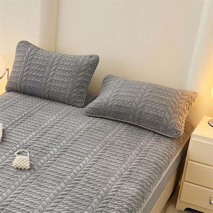 91家纺网 家纺一手货源 找家纺 梦舒羽 2025新款A类牛奶绒夹棉枕套单人宿舍枕芯套枕头套一对-轻奢 轻奢包边款-星辰灰