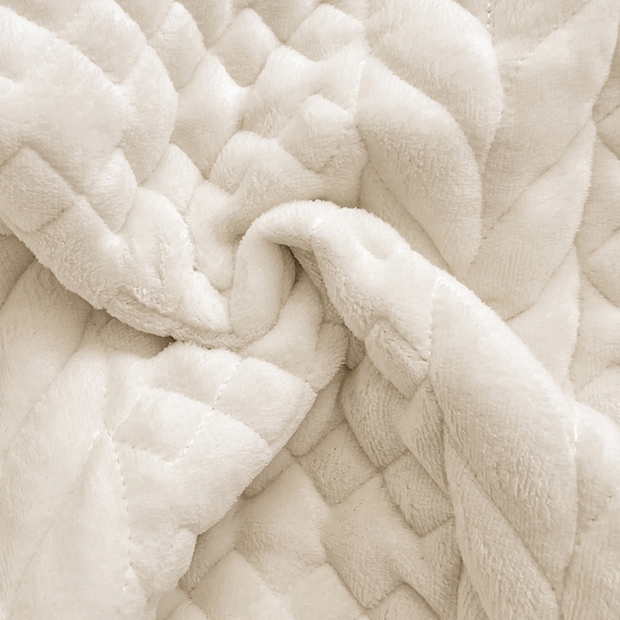 91家纺网 家纺一手货源 找家纺 梦舒羽 2025新款A类牛奶绒夹棉花边枕套情侣双人加长枕芯套枕头套-轻奢 花边轻奢款-象牙白