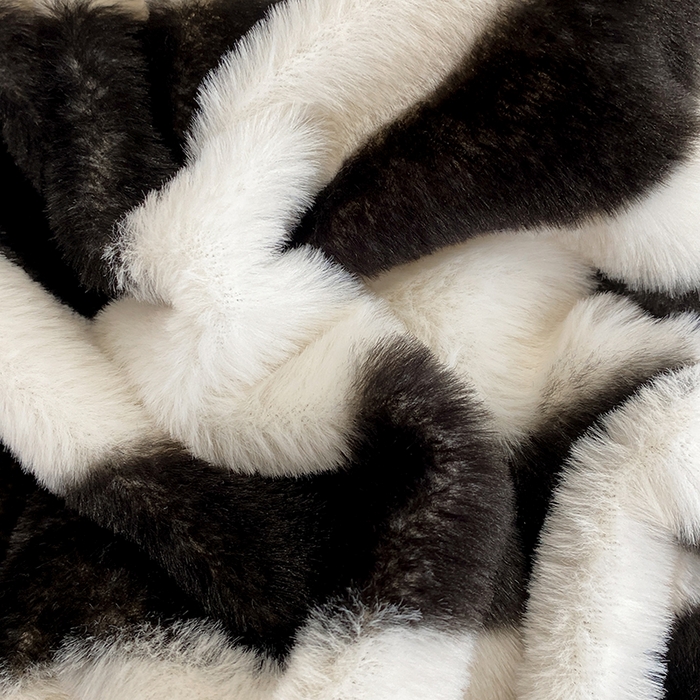 91家纺网 家纺一手货源 找家纺 蝶帕家纺 2025新款兔毛绒印花四件套 斑马纹咖