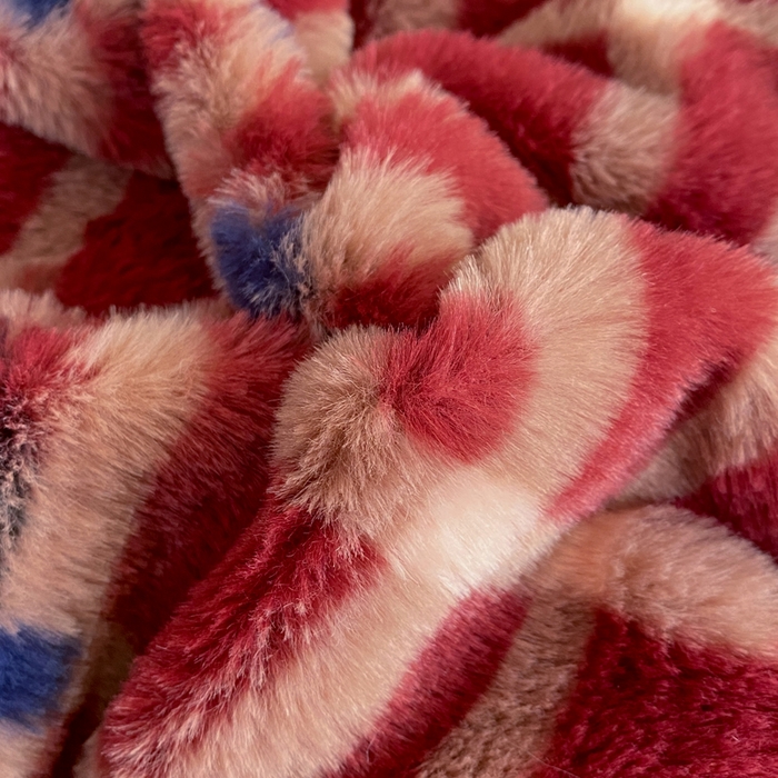 91家纺网 家纺一手货源 找家纺 蝶帕家纺 2025新款兔毛绒印花四件套 红格小黑猫