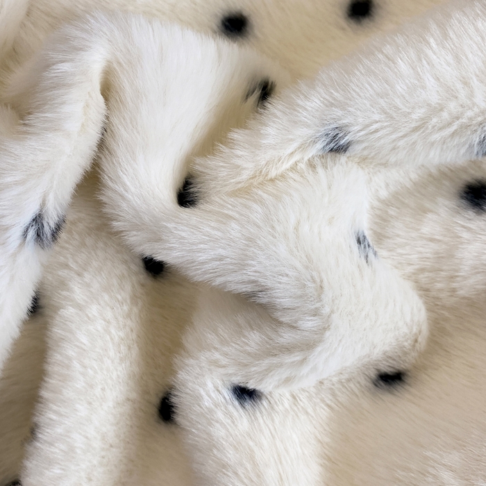 91家纺网 家纺一手货源 找家纺 蝶帕家纺 2025新款兔毛绒印花四件套 小波点