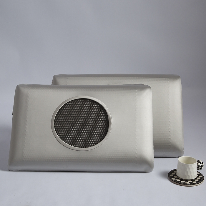 91家纺网 家纺一手货源 找家纺 永乐枕芯 2025新款3D黑金竹炭凝胶枕枕头枕芯 宝石灰