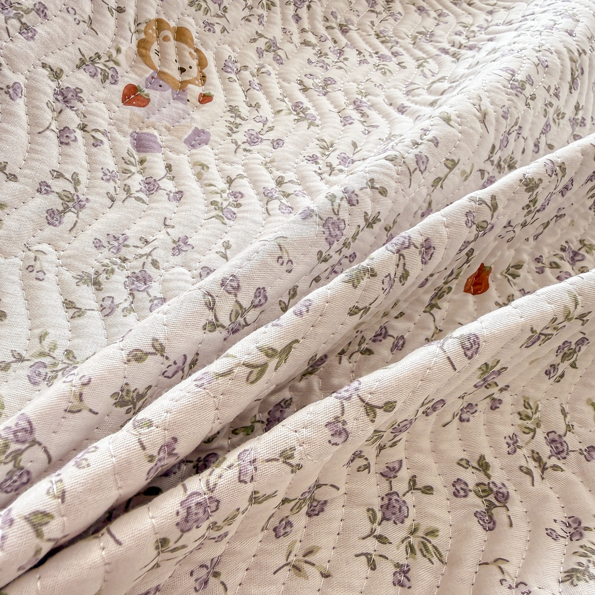 91家纺网 家纺一手货源 找家纺 布兰鸟家纺【1店】 2025新款全棉宝宝绒夹棉床盖单品床盖床盖单件（四季换面用） 阳光狮子