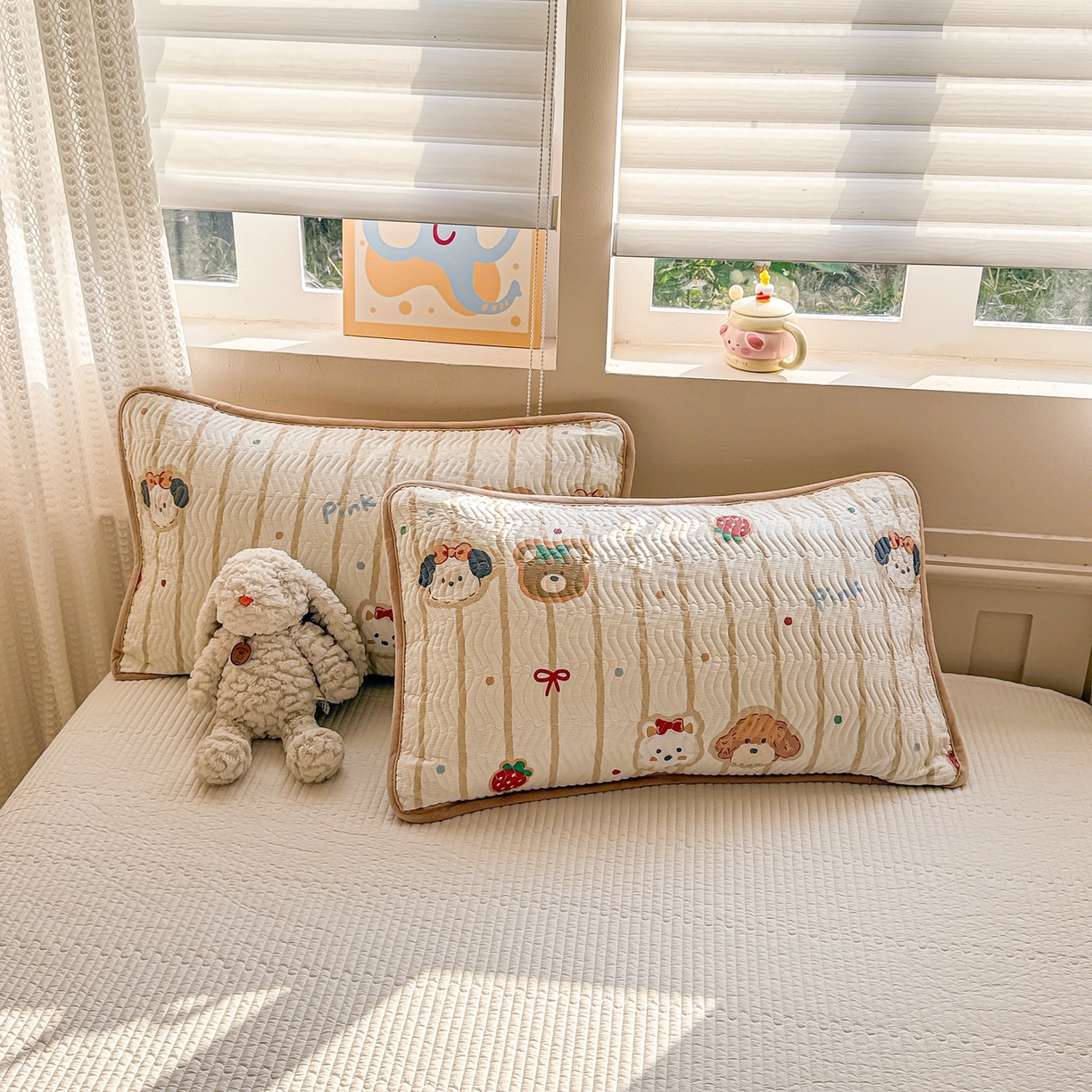 91家纺网 家纺一手货源 找家纺 （总）布兰鸟家纺【1店】 2025新款全棉宝宝绒夹棉床盖单品床盖床盖单件（四季换面用）