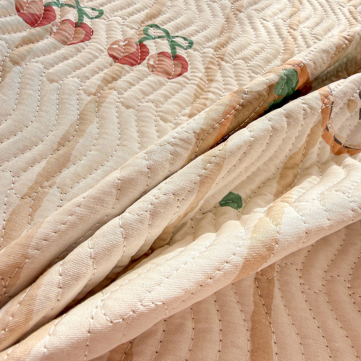 91家纺网 家纺一手货源 找家纺 （总）布兰鸟家纺【1店】 2025新款全棉宝宝绒夹棉床盖单品床盖床盖单件（四季换面用）