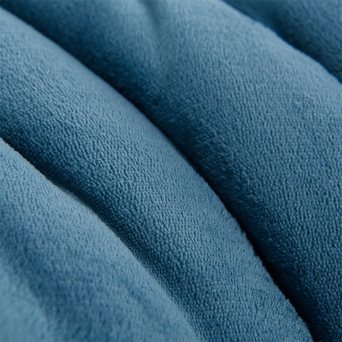 91家纺网 家纺一手货源 找家纺 金柚子家纺 2025新款牛奶绒刺绣冬被 宾利蓝