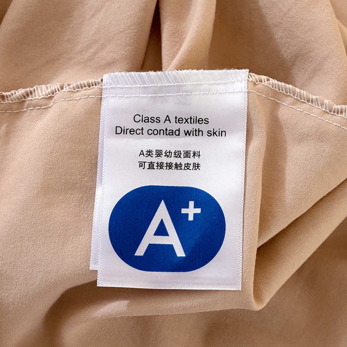 91家纺网 家纺一手货源 找家纺 （总）桔禾家纺 2025新款水洗皱皱云感棉纯色床笠