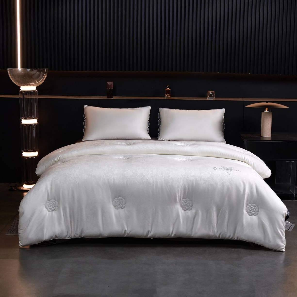 91家纺网 家纺一手货源 找家纺 （总）朴罗 （ 原岚图） 2025新款臻品色织蚕丝羊绒被被子被芯