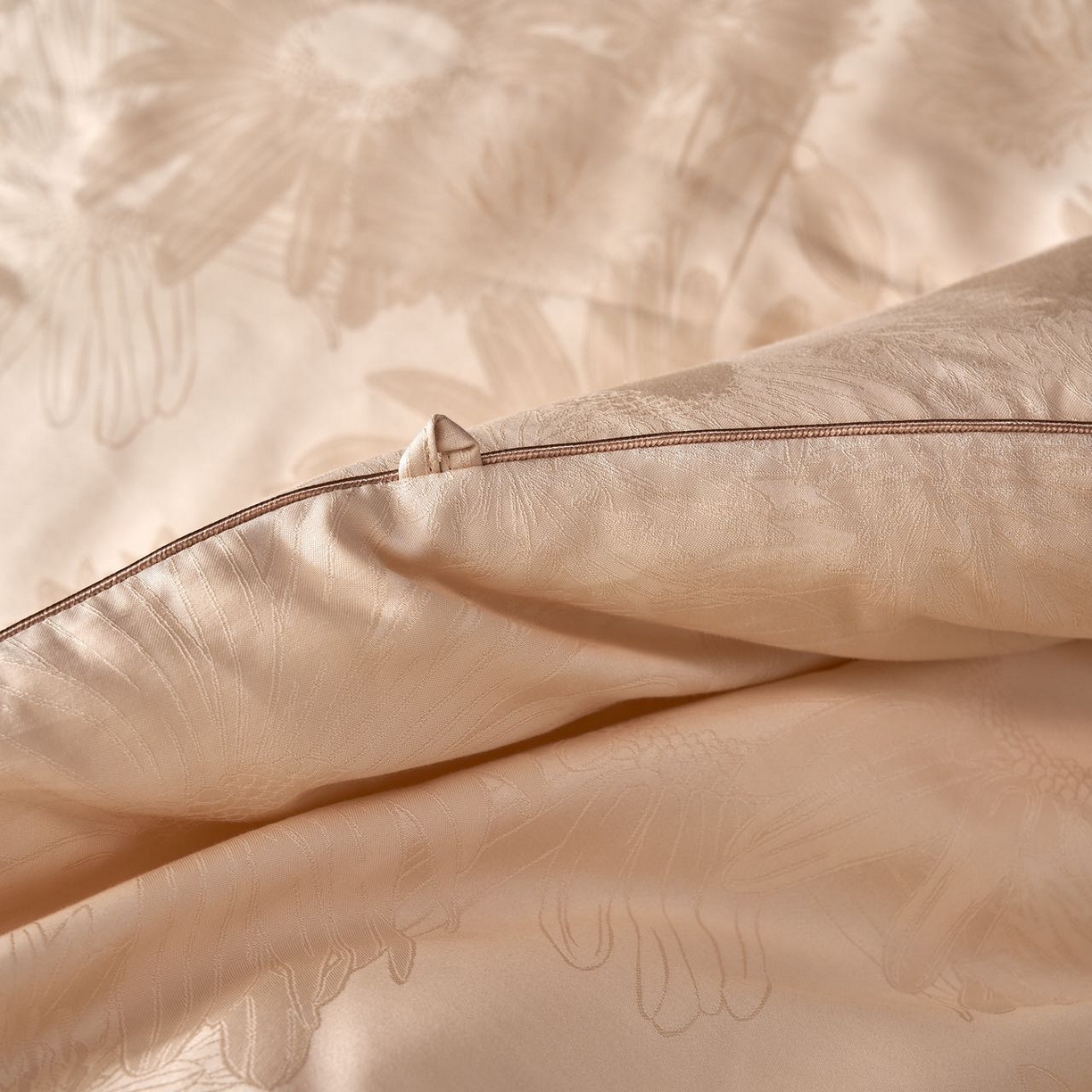 91家纺网 家纺一手货源 找家纺 （总）朴罗 （ 原岚图） 2025新款臻品色织蚕丝羊绒被被子被芯-莫奈之约