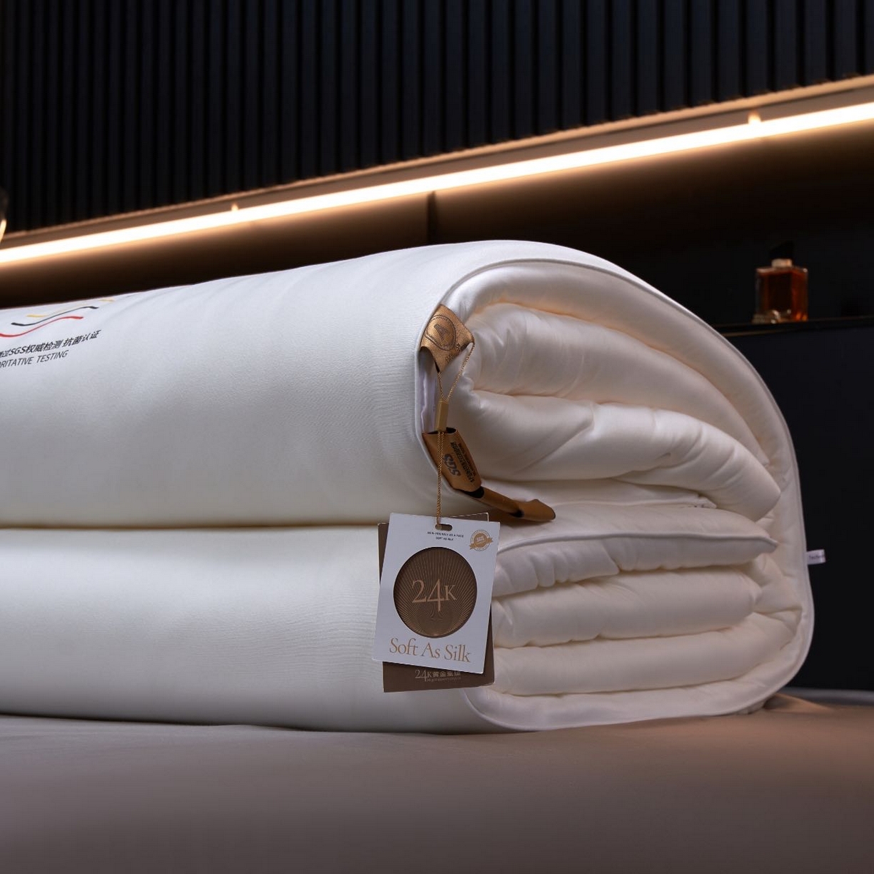 91家纺网 家纺一手货源 找家纺 （总）朴罗 （ 原岚图） 2025新款24K黄金蚕蛹暖气被被子被芯