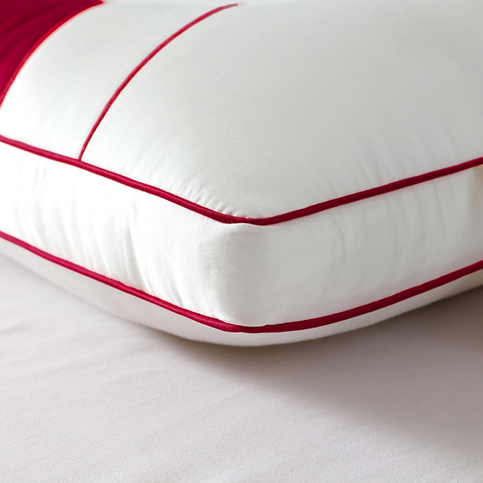 91家纺网 家纺一手货源 找家纺 （总）糖果枕芯 2025新款婚庆枕芯新中式福禄绣花护颈枕