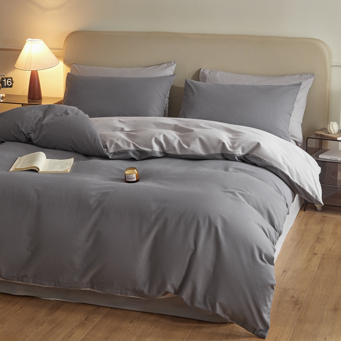 91家纺网 家纺一手货源 找家纺 （总）卓越家纺 2025新款全棉加厚磨毛四件套