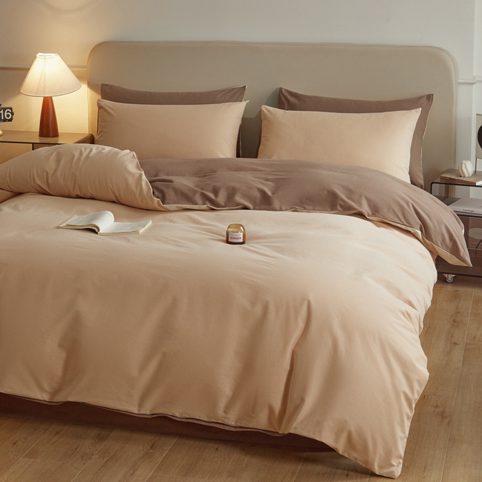 91家纺网 家纺一手货源 找家纺 （总）卓越家纺 2025新款全棉加厚磨毛四件套