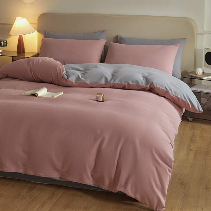 91家纺网 家纺一手货源 找家纺 （总）卓越家纺 2025新款全棉加厚磨毛四件套