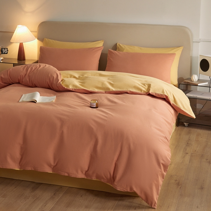 91家纺网 家纺一手货源 找家纺 （总）卓越家纺 2025新款全棉加厚磨毛四件套