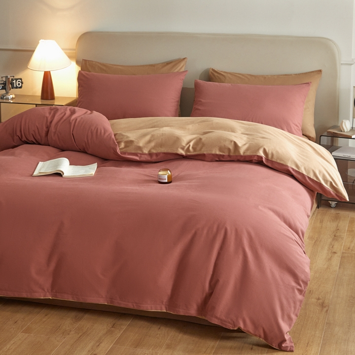 91家纺网 家纺一手货源 找家纺 （总）卓越家纺 2025新款全棉加厚磨毛四件套