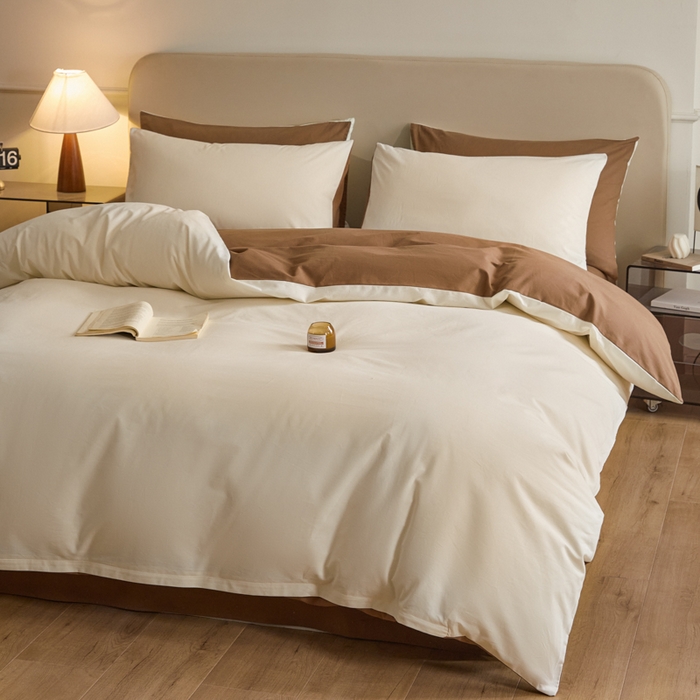 91家纺网 家纺一手货源 找家纺 （总）卓越家纺 2025新款全棉加厚磨毛四件套