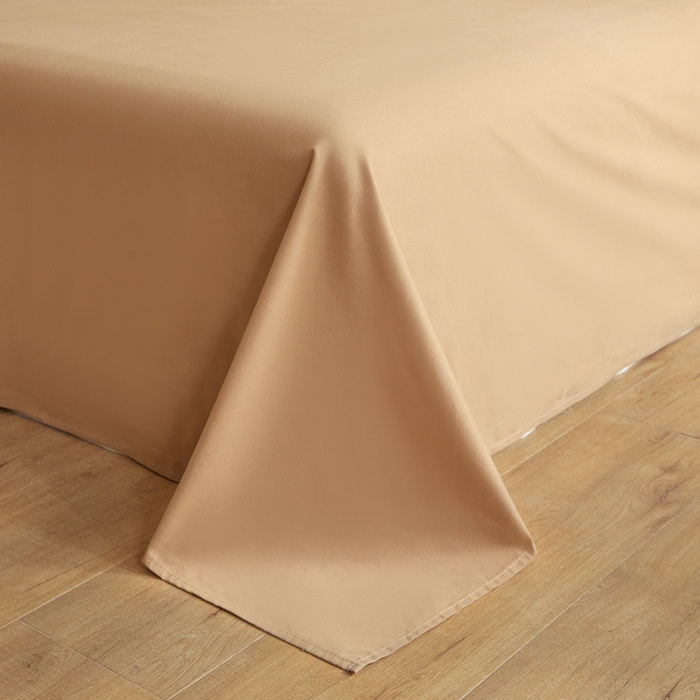 91家纺网 家纺一手货源 找家纺 卓越家纺 2025新款全棉加厚磨毛四件套 浓情可可