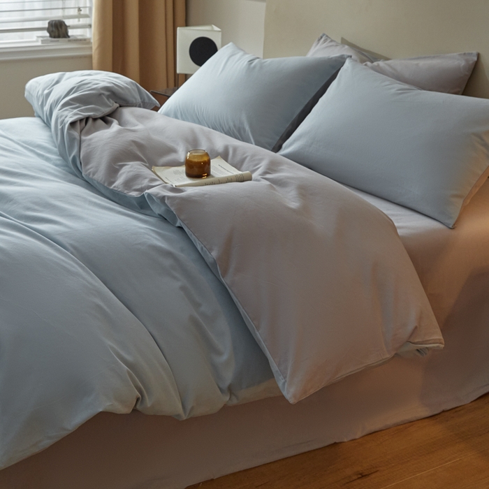 91家纺网 家纺一手货源 找家纺 卓越家纺 2025新款全棉加厚磨毛四件套 海盐芝士