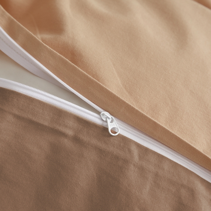 91家纺网 家纺一手货源 找家纺 卓越家纺 2025新款全棉加厚磨毛四件套 栗子奶棕