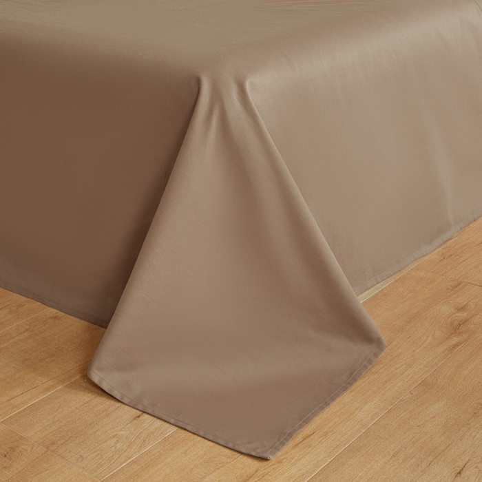 91家纺网 家纺一手货源 找家纺 卓越家纺 2025新款全棉加厚磨毛四件套 栗子奶棕