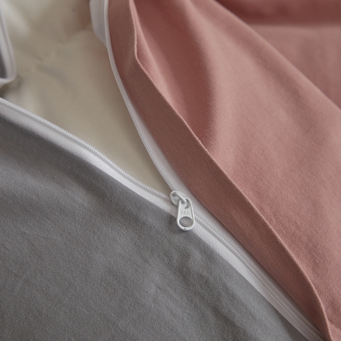 91家纺网 家纺一手货源 找家纺 卓越家纺 2025新款全棉加厚磨毛四件套 迷失粉雾