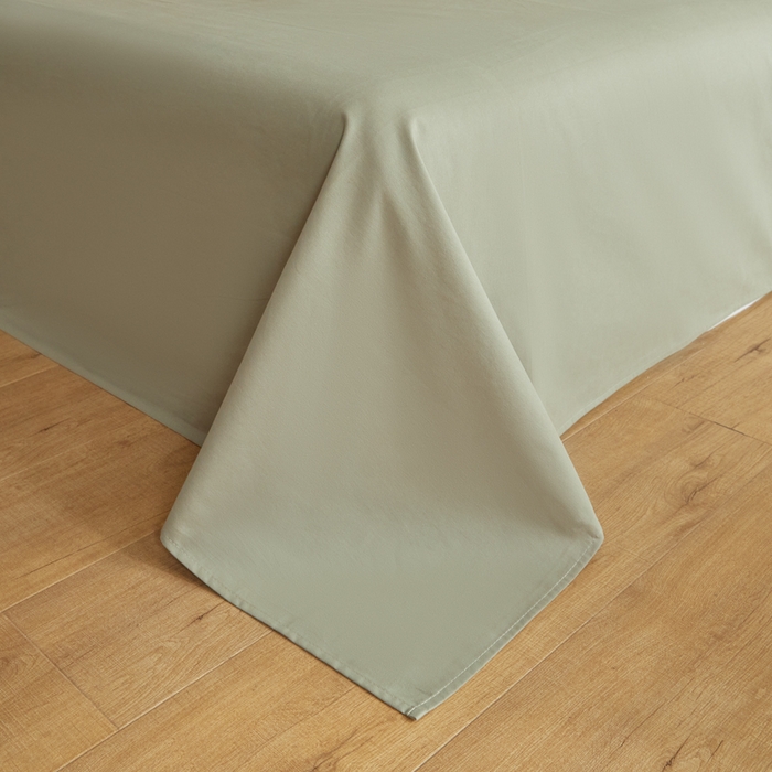 91家纺网 家纺一手货源 找家纺 卓越家纺 2025新款全棉加厚磨毛四件套 香草抹茶