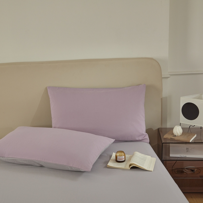 91家纺网 家纺一手货源 找家纺 卓越家纺 2025新款全棉加厚磨毛四件套 星河烟紫