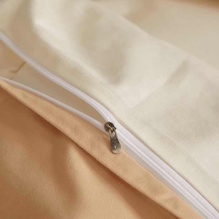 91家纺网 家纺一手货源 找家纺 卓越家纺 2025新款全棉加厚磨毛四件套 燕麦奶昔