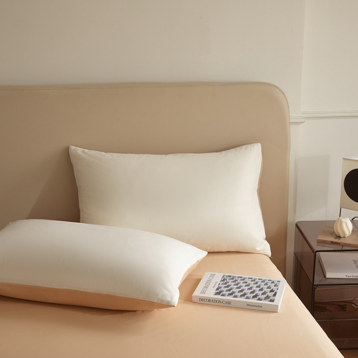 91家纺网 家纺一手货源 找家纺 卓越家纺 2025新款全棉加厚磨毛四件套 燕麦奶昔