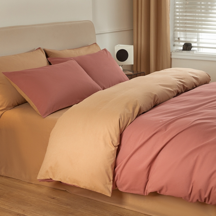 91家纺网 家纺一手货源 找家纺 卓越家纺 2025新款全棉加厚磨毛四件套 慵懒蔷薇