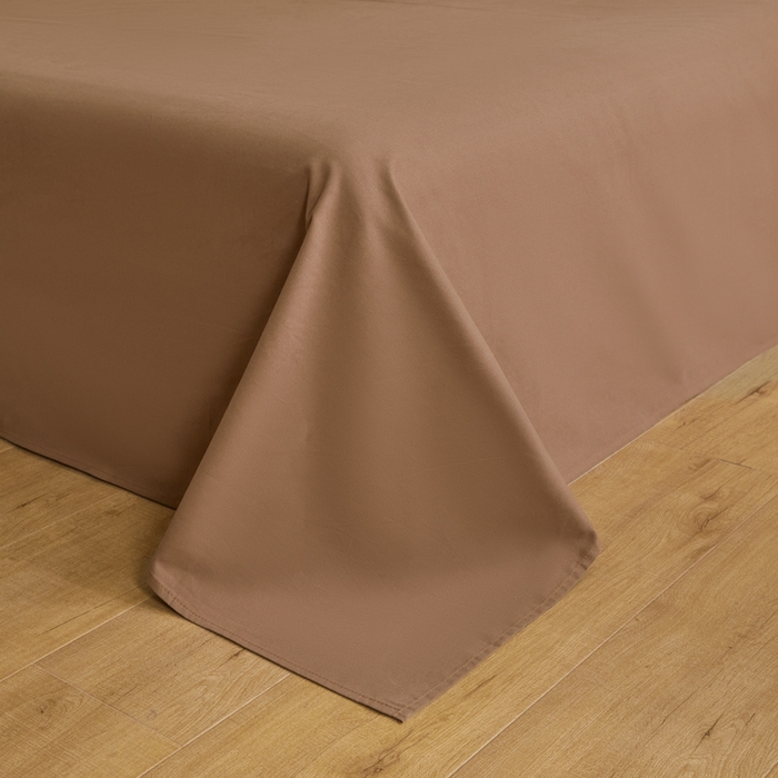 91家纺网 家纺一手货源 找家纺 卓越家纺 2025新款全棉加厚磨毛四件套 芝士奶咖