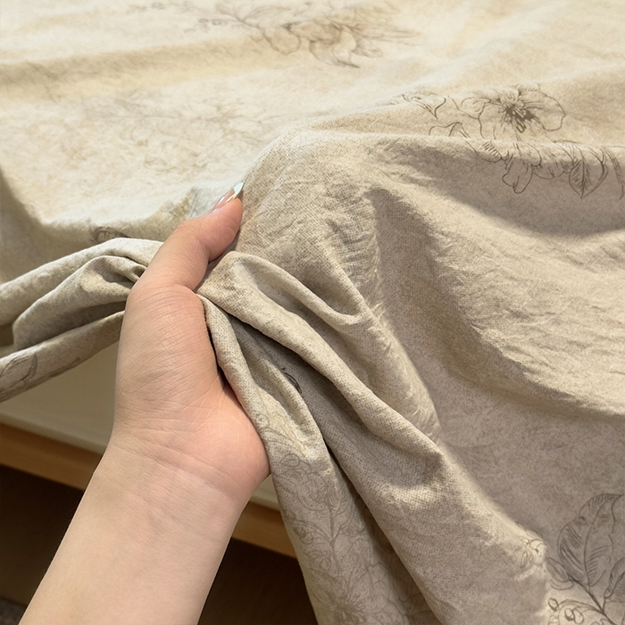 91家纺网 家纺一手货源 找家纺 （总）麦乐迪 2025新款130克高克重仿棉印花单床单