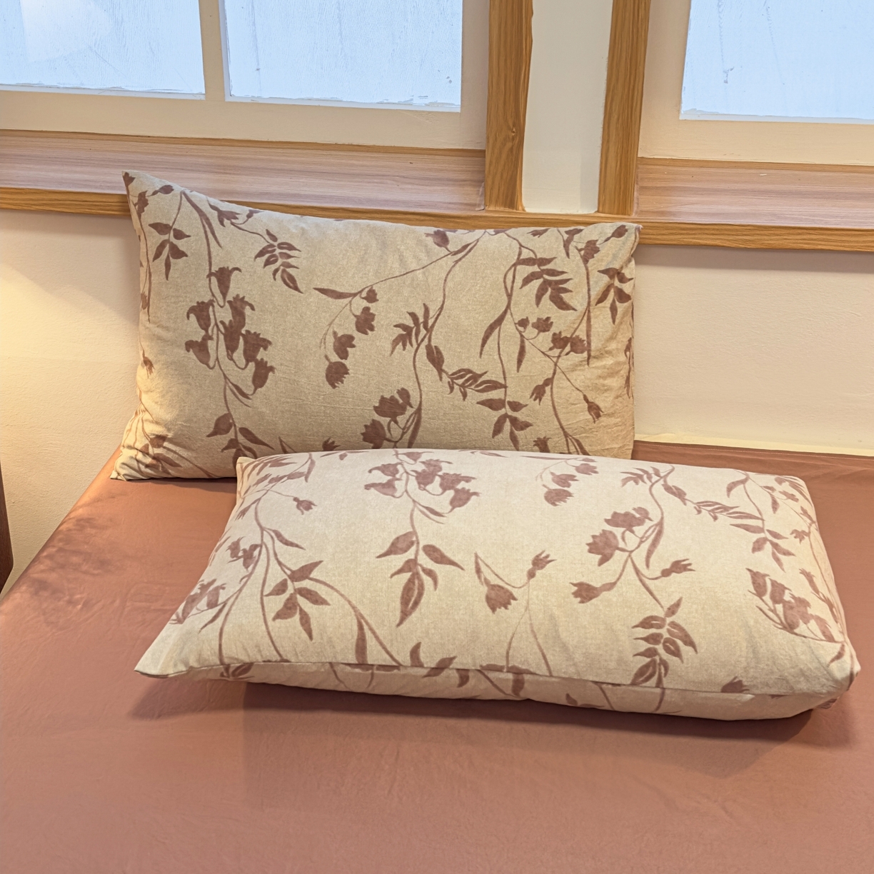 91家纺网 家纺一手货源 找家纺 麦乐迪 2025新款10A抗菌加厚磨毛印花四件套（提供买家秀） 棕藤逸韵