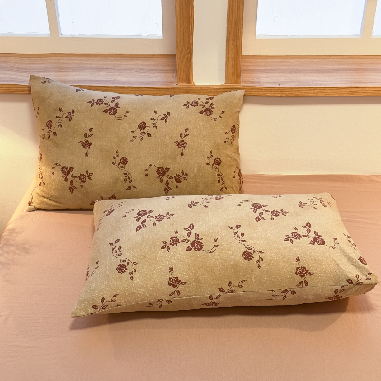 91家纺网 家纺一手货源 找家纺 麦乐迪 2025新款10A抗菌加厚磨毛印花四件套（提供买家秀） 玫瑰悠香-黄