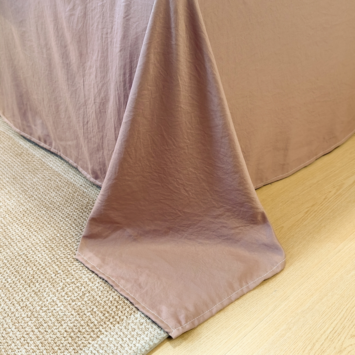 91家纺网 家纺一手货源 找家纺 麦乐迪 2025新款10A抗菌加厚磨毛印花四件套（提供买家秀） 棕枝点韵