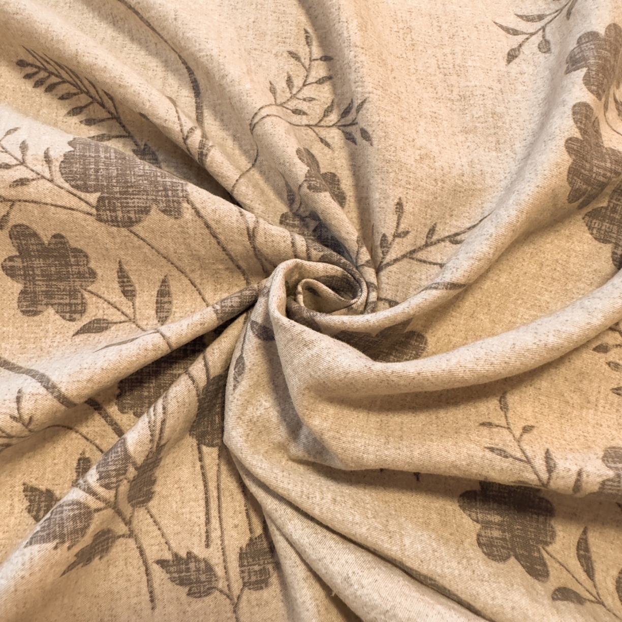 91家纺网 家纺一手货源 找家纺 麦乐迪 2025新款10A抗菌加厚磨毛印花四件套（提供买家秀） 锦云花簇-灰