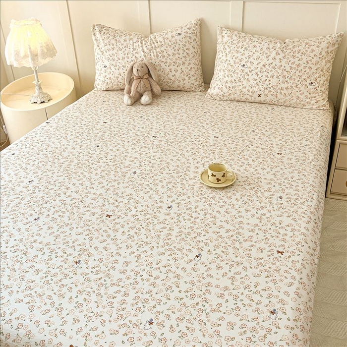 91家纺网 家纺一手货源 找家纺 麦乐迪 2025新款A类云感双层纱印花床单 漫花