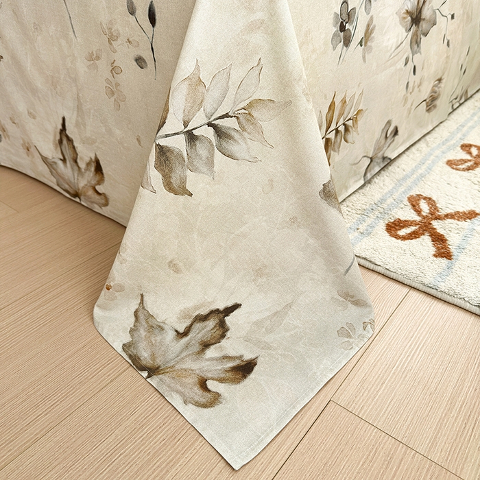 91家纺网 家纺一手货源 找家纺 拾物记 2025新款A类全棉纯棉加厚超柔磨毛四件套（提供 买家秀 质检报告和实验视频） 衫叶