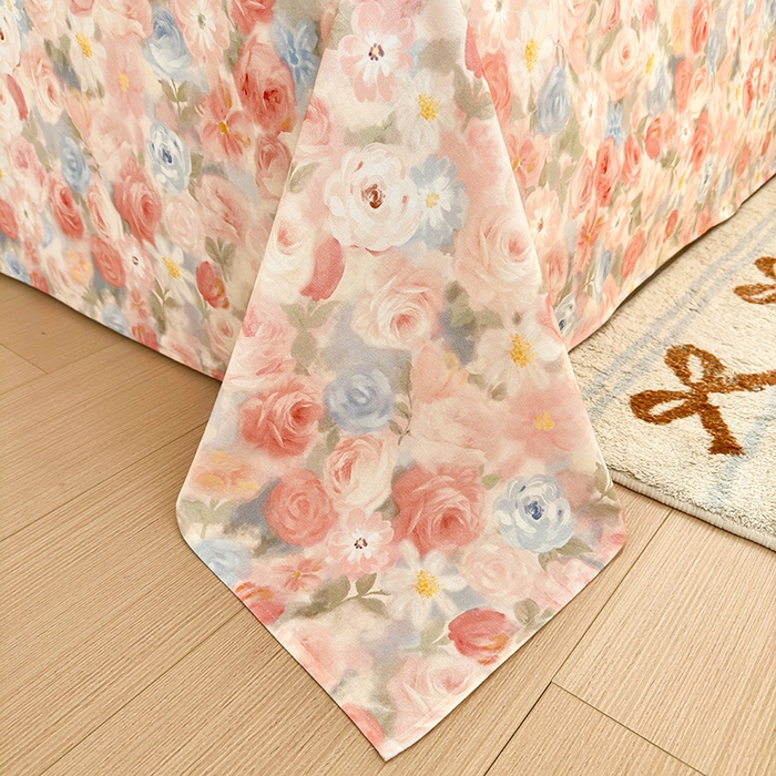 91家纺网 家纺一手货源 找家纺 拾物记 2025新款A类全棉纯棉加厚超柔磨毛四件套（提供 买家秀 质检报告和实验视频） 甜梦茶语