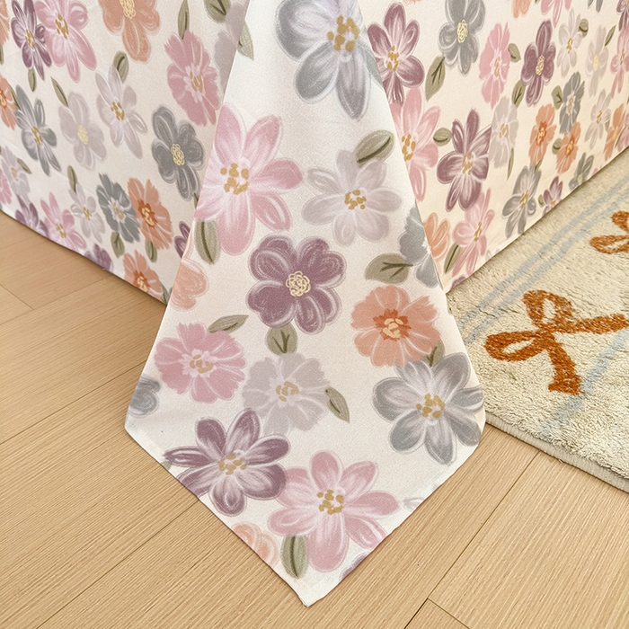 91家纺网 家纺一手货源 找家纺 拾物记 2025新款A类全棉纯棉加厚超柔磨毛四件套（提供 买家秀 质检报告和实验视频） 忆甜米紫