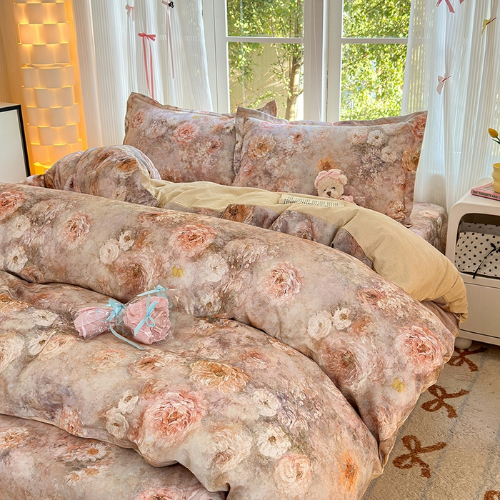 91家纺网 家纺一手货源 找家纺 拾物记 2025新款A类全棉纯棉加厚超柔磨毛单被套（提供买家秀质检报告和实验视频） 秘境情书