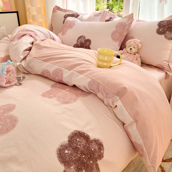 91家纺网 家纺一手货源 找家纺 拾物记 2025新款A类全棉纯棉加厚超柔磨毛单被套（提供买家秀质检报告和实验视频） 莫拉慕斯