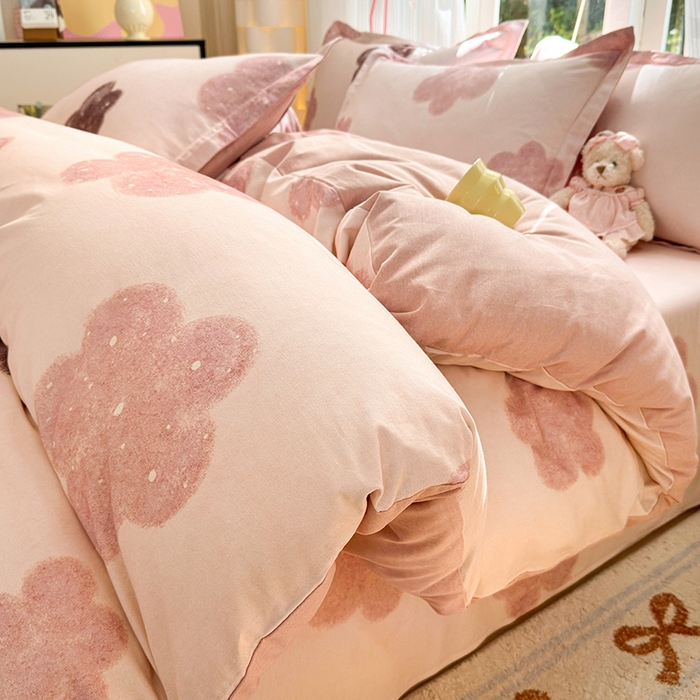 91家纺网 家纺一手货源 找家纺 拾物记 2025新款A类全棉纯棉加厚超柔磨毛单被套（提供买家秀质检报告和实验视频） 莫拉慕斯