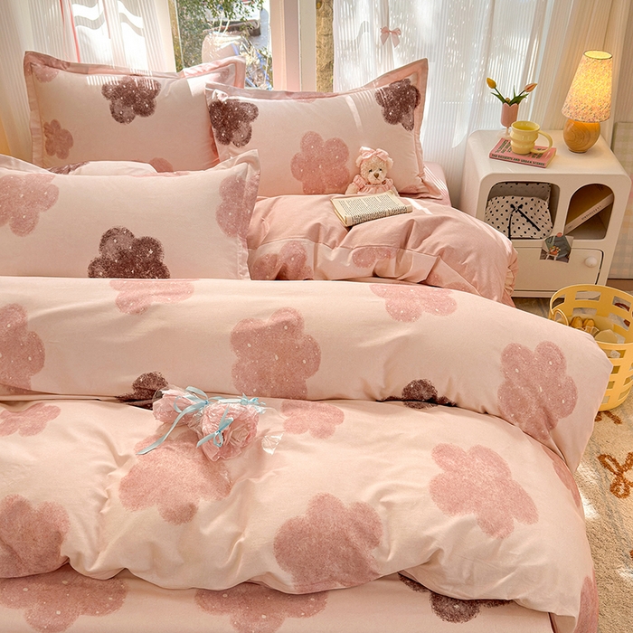 91家纺网 家纺一手货源 找家纺 拾物记 2025新款A类全棉纯棉加厚超柔磨毛单被套（提供买家秀质检报告和实验视频） 莫拉慕斯