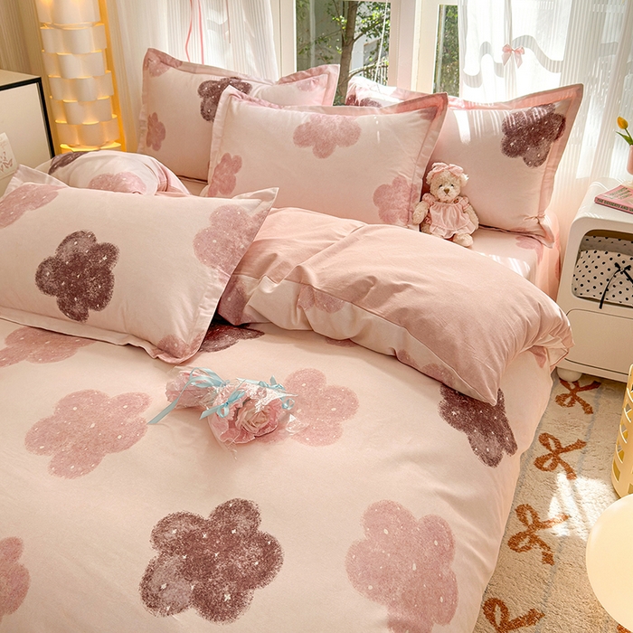 91家纺网 家纺一手货源 找家纺 拾物记 2025新款A类全棉纯棉加厚超柔磨毛单被套（提供买家秀质检报告和实验视频） 莫拉慕斯