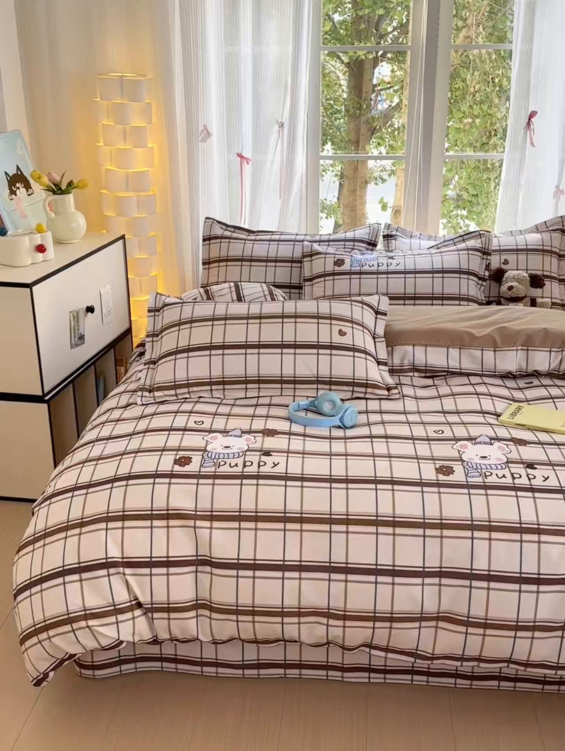 91家纺网 家纺一手货源 找家纺 拾物记 2025新款A类全棉纯棉加厚超柔磨毛单被套（提供买家秀质检报告和实验视频） 帕比